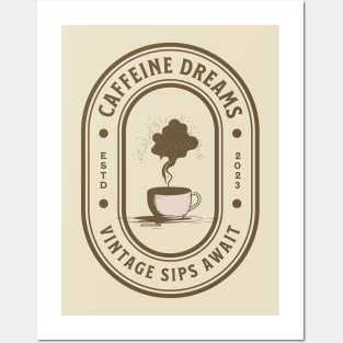 Caffeine Dramas - Coffee Addict Apparel Posters and Art